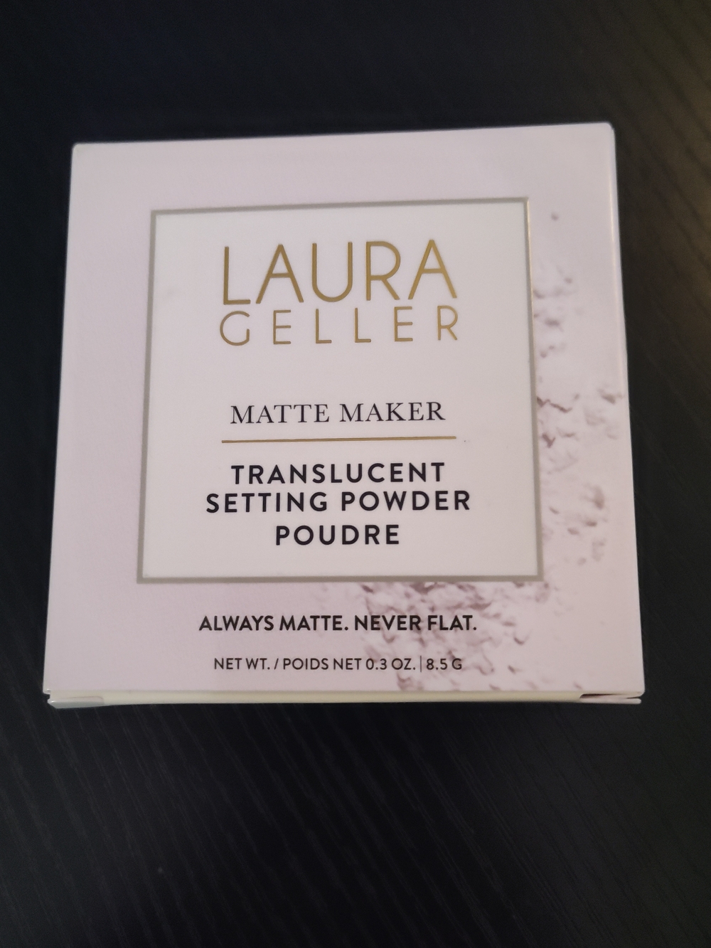 Laura Geller Matte Maker Translucent Setting Powder - Soft Pink & Gold Accents